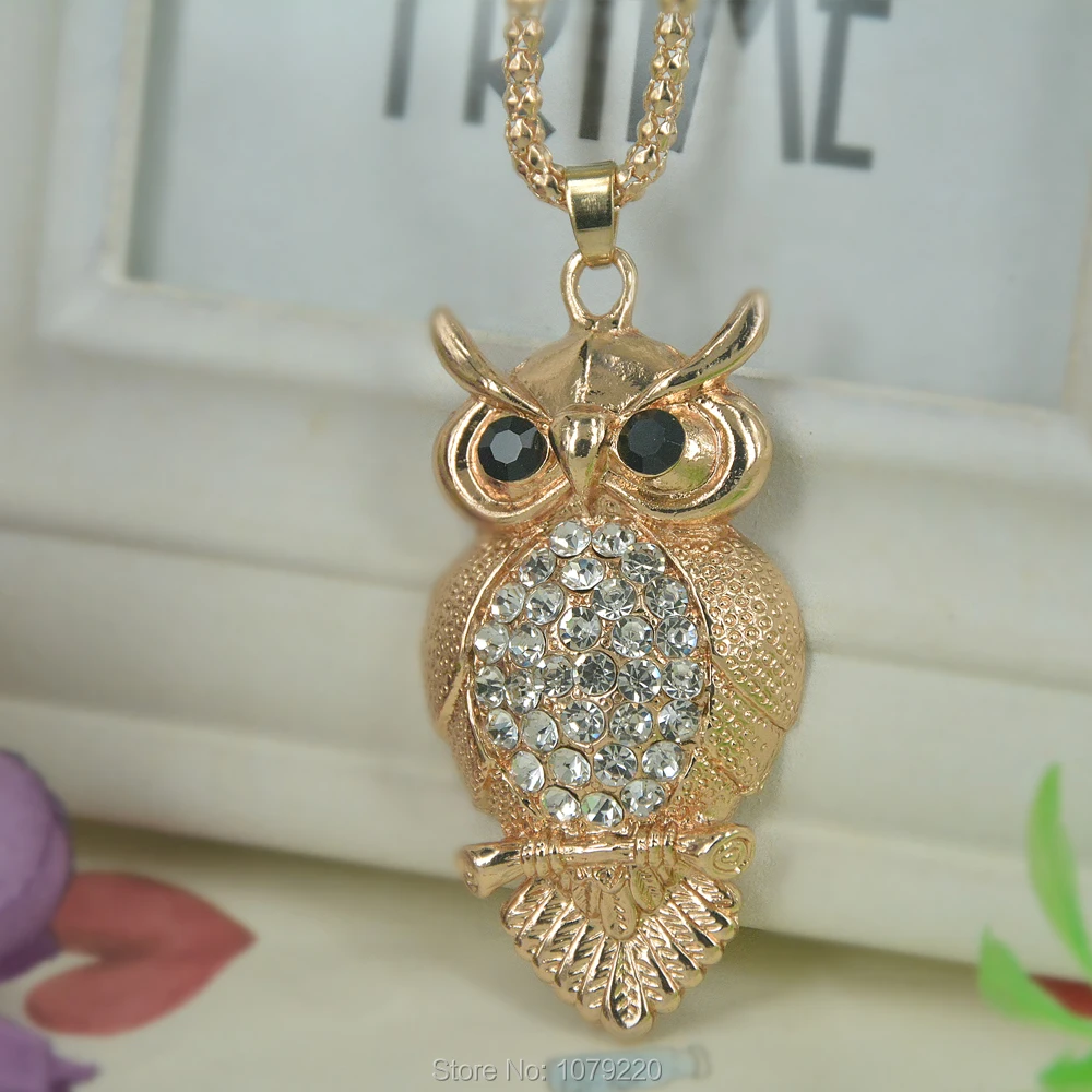 Lizard Bead Sweater Necklace Jewelry Crystal For Women Long Pendants Rhinestone Chain Christmars Valentine's Days Gift | Украшения и