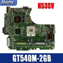 Amazoon N53SV материнская плата для ноутбука For Asus N53SN N53SM N53S N53 тест