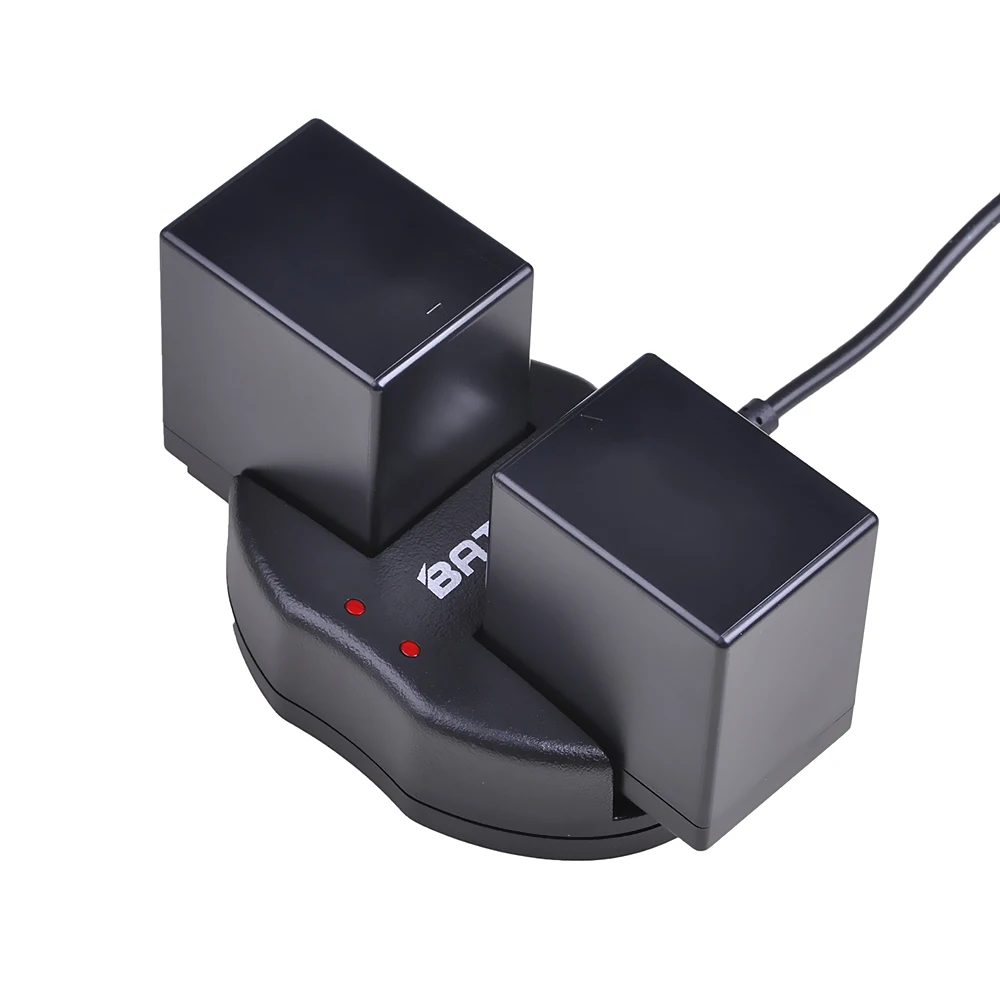 Двойное зарядное устройство USB для Canon HF R306 M506 R32 R48 R38 M52 M56 M60 R36 R46 2 шт.|Цифровые