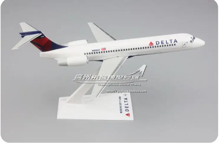 19 см пластиковая модель самолета Airways американская DELTA N935AT Airlines с подставкой