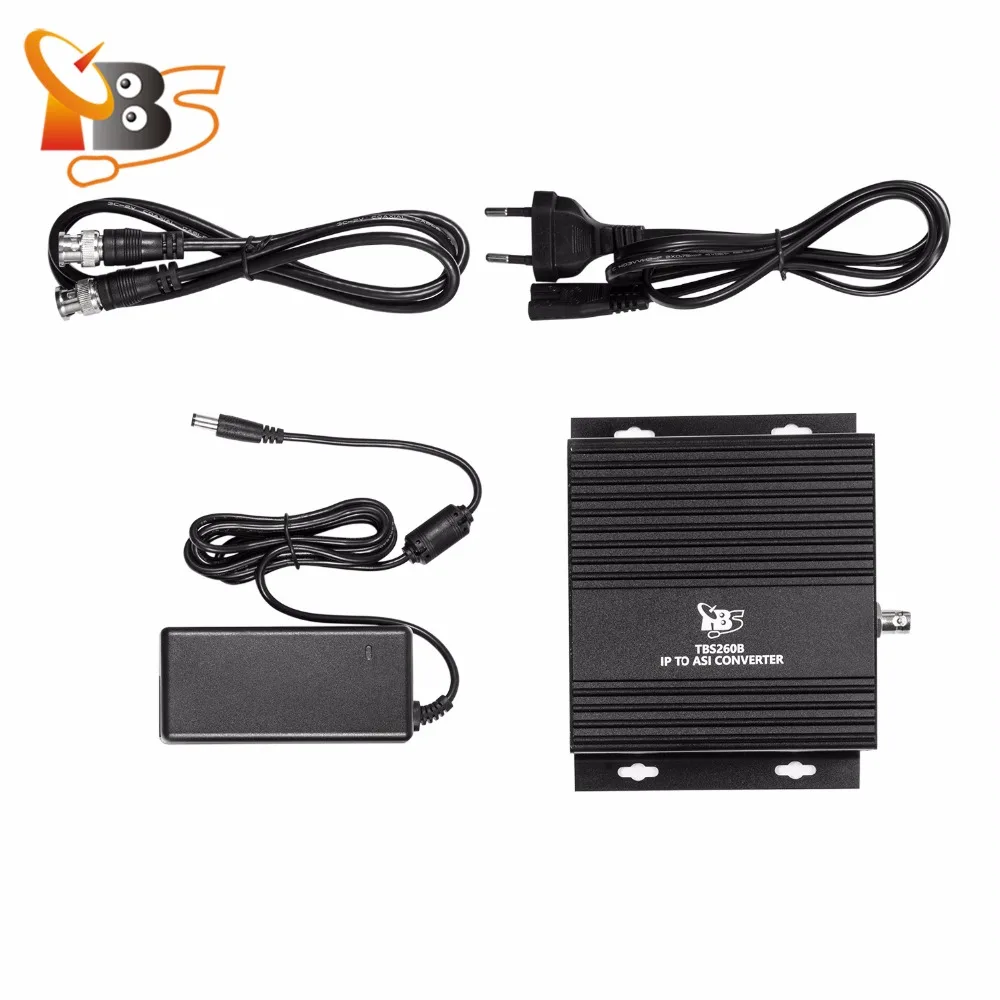 Медиа конвертер TBS260B DVB HD IP в ASI поддерживает UDP RTP однорежимный и многоадресный
