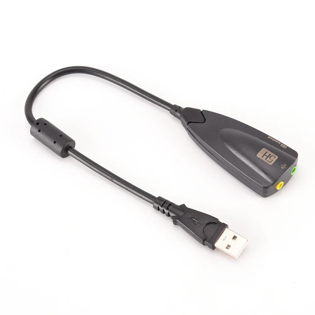 Внешняя звуковая карта USB 5H V2 7 1 аудиоадаптер к 3D CH виртуальный канал дорожка для