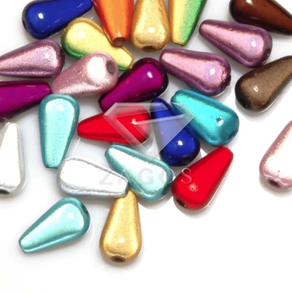 50 шт. акриловые бусины в форме капли 10 5x6x6 мм|jewelry diy|teardrop beadsbeaded jewelry |