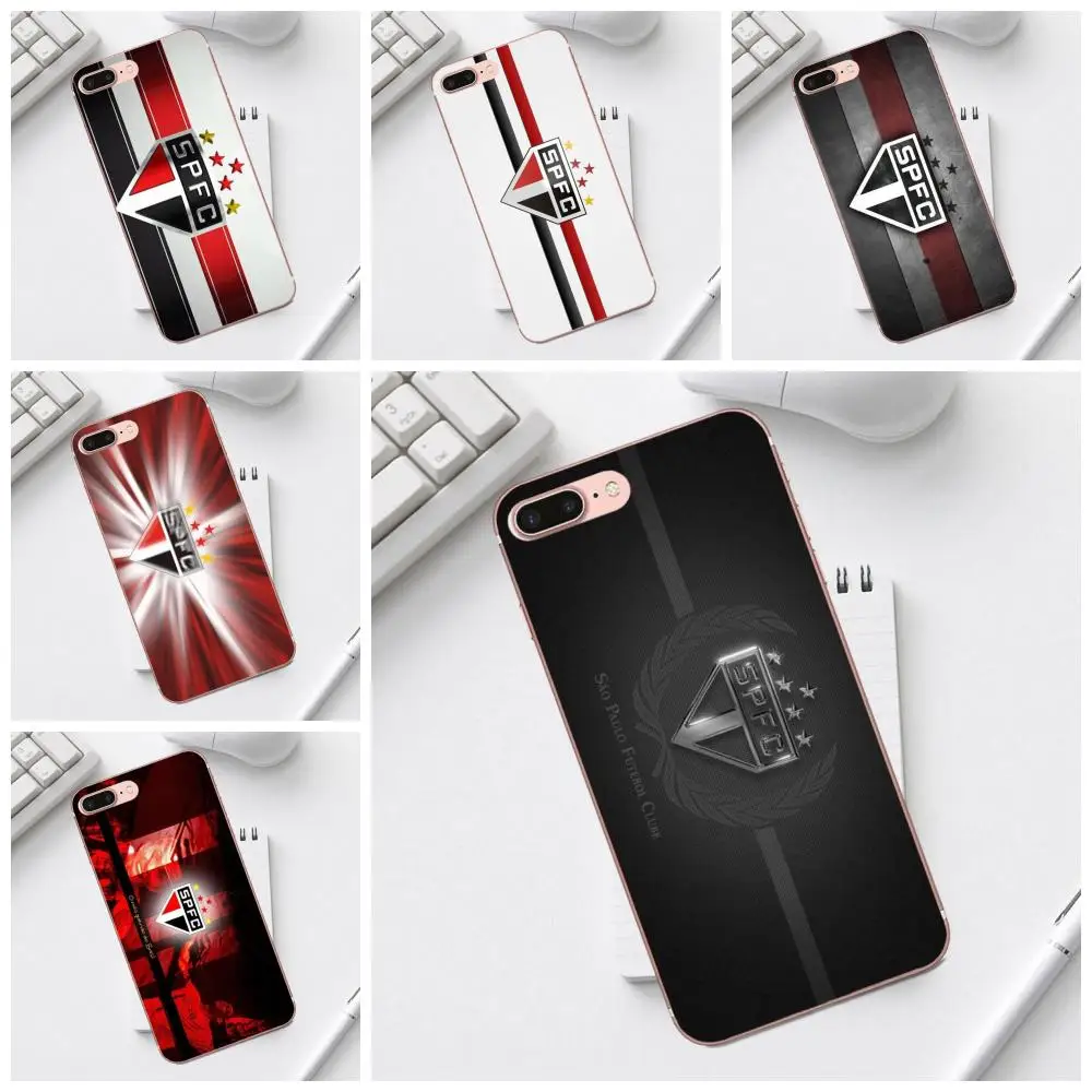 Qdowpz Мягкий Топ продаж Sao Paulo Fc Spfc для Galaxy Alpha Core Prime Note 4 5 8 S3 S4 S5 S6 S7 S8 S9 mini edge
