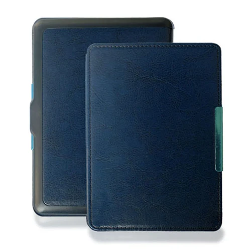 Dark Blue Чехол-книжка из искусственной кожи для Kobo Glo 6 дюймов модель N613 Rakuten электронная книга читалка с магнитной застежкой - Цвет: Dark Blue