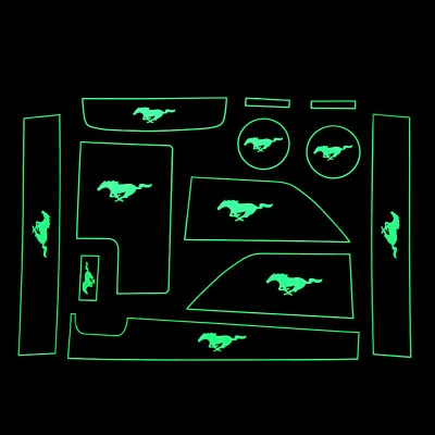 

Free shipping car styling sticker Gate slot mat Cup mat Storage mat for 2015 2016 new ford mustang high quality