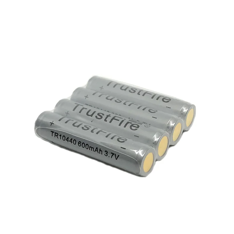 TrustFire защищенный литиевый Аккумулятор 10440/AAA 600 мАч 3 7 в перезаряжаемые батареи с PCB