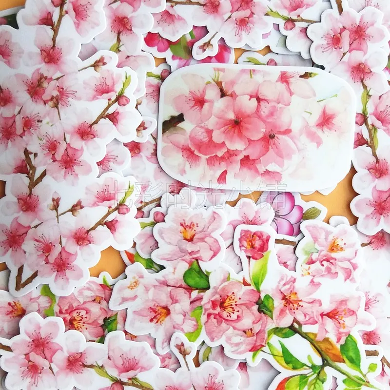 21 шт./упак. наклейки для украшения цветов вишни DIY планировщик скрапбукинга