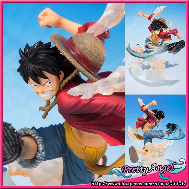 Оригинальный японский аниме Bandai Tamashii нациями Figuarts Zero ONE PIECE Action Figure Monkey D. Луффи