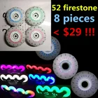 Роликовые коньки Slide KING 52 firestone, колеса для роликовых коньков 80 мм 90 а Fire Stone Spark Shine Flint для SEBA