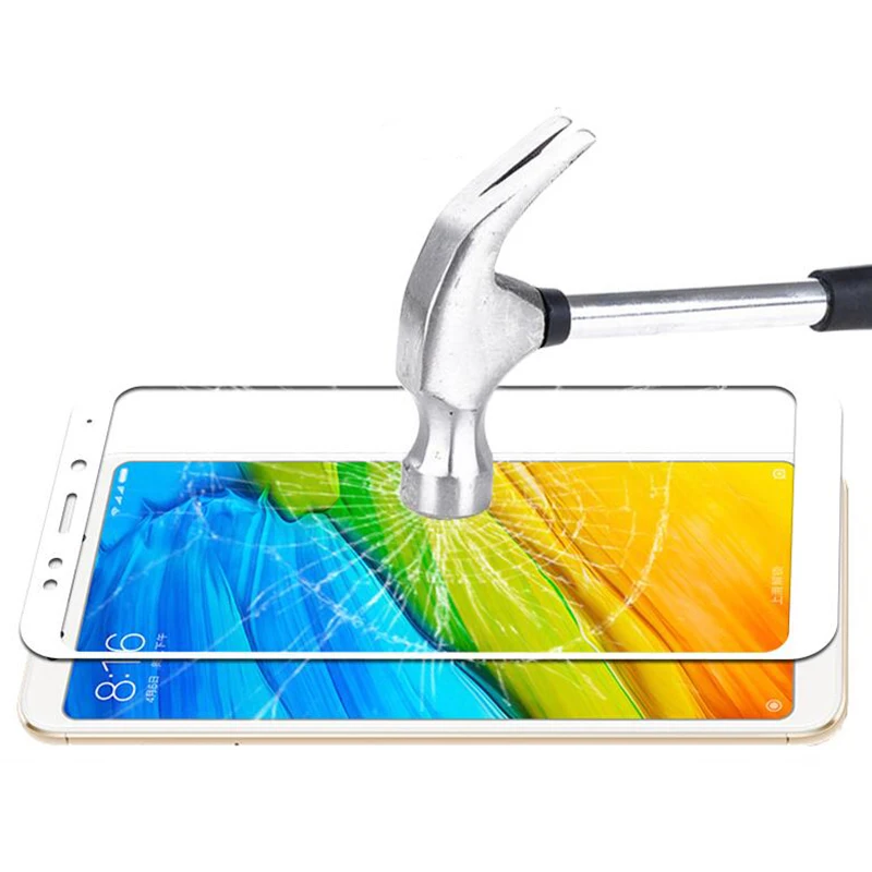 Защитное стекло на весь экран для Xiaomi redmi 5 plus 5a note pro закаленное xiomi xaomi ksiomi