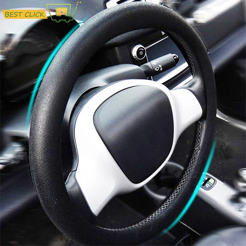 Универсальная силиконовая перчатка для руля черная кожаная текстура|silicone steering