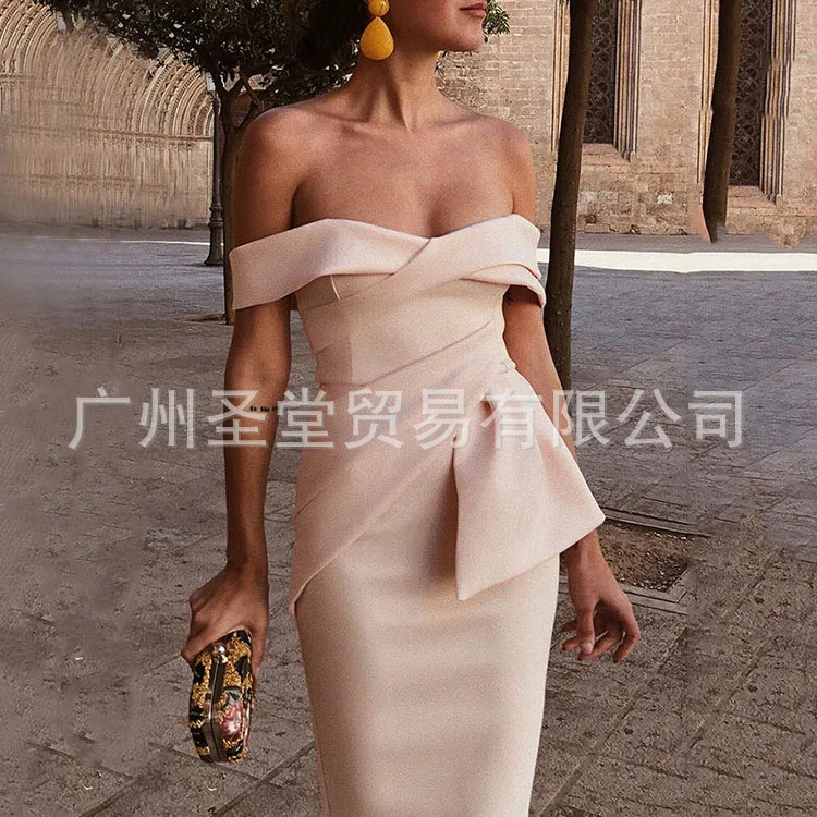 2019 женские летние сексуальные платья с открытыми плечами Модные Винтажные