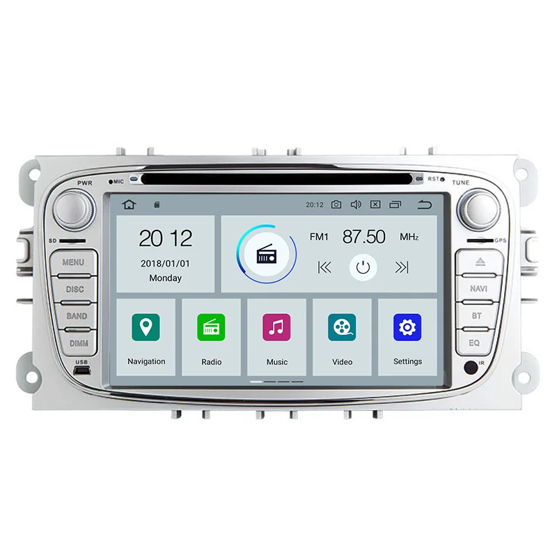 Android 9 4 + 32 ГБ автомобильная фотомагнитола экран ISP для Ford Focus 2004 2011 FORD MONDEO FOCUS Galax