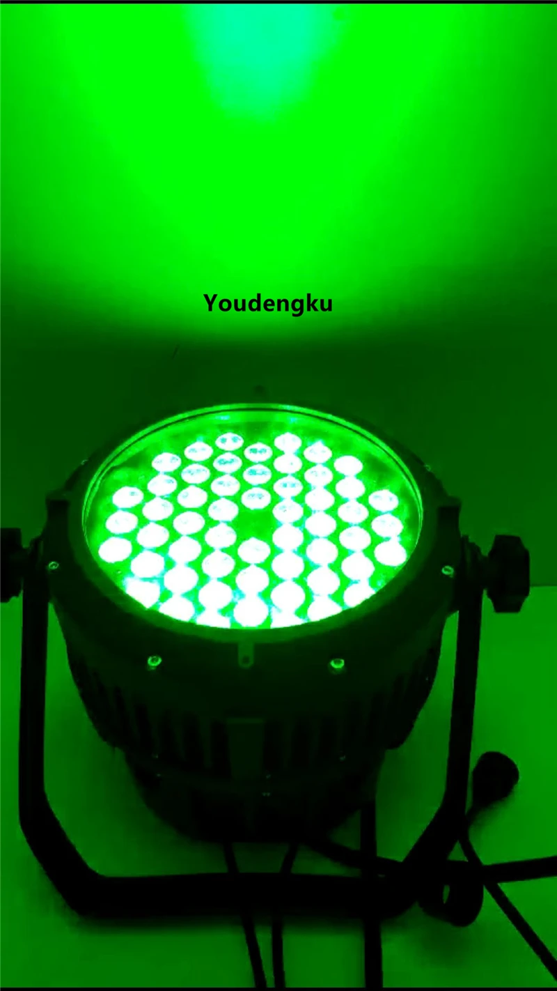 6 шт. rgbw светодиодный прожектор 4 в 1 ip65 par 64 led ce rohs водонепроницаемый 54 3w par|Эффект