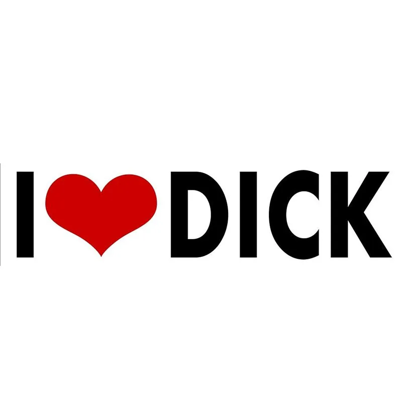 

Виниловая наклейка-бампер с надписью «i Love Cock», 13,9x3,8 см, блокнот #0091