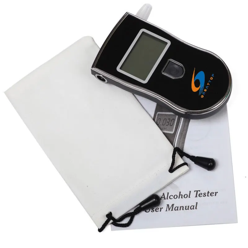 10 шт. гаджеты профессиональный полицейский цифровой алкотестер для дыхания