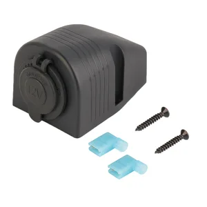 Универсальная водонепроницаемая розетка для прикуривателя с двумя отверстиями, профессиональная розетка для прикуривателя с основанием для палатки, автозапчасти