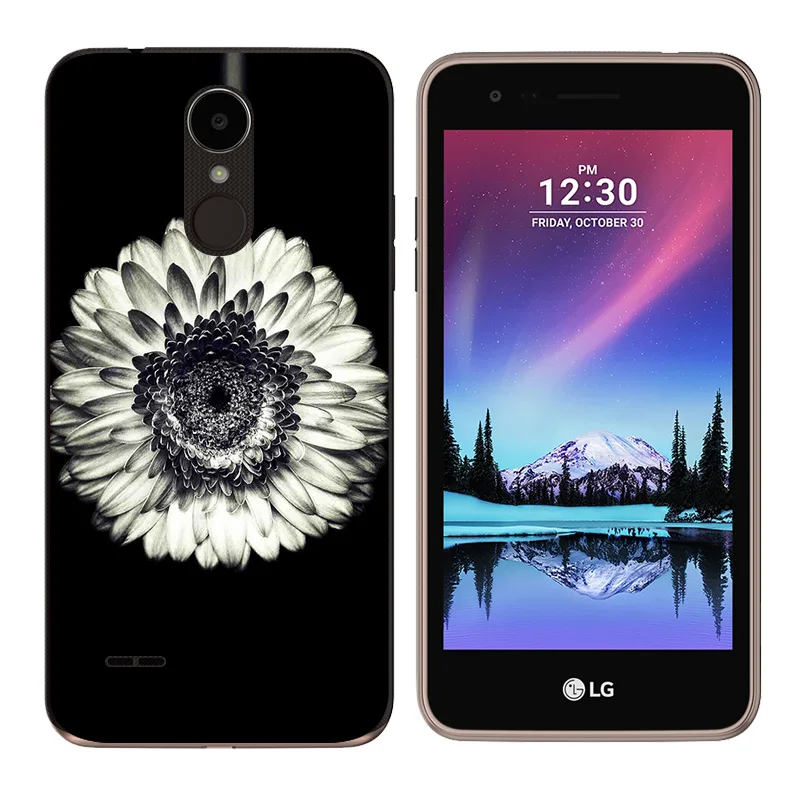 Для LG K4 2017 X230K чехол мягкий TPU силиконовый Billow для телефона с рисунком X230/LG EU Версия