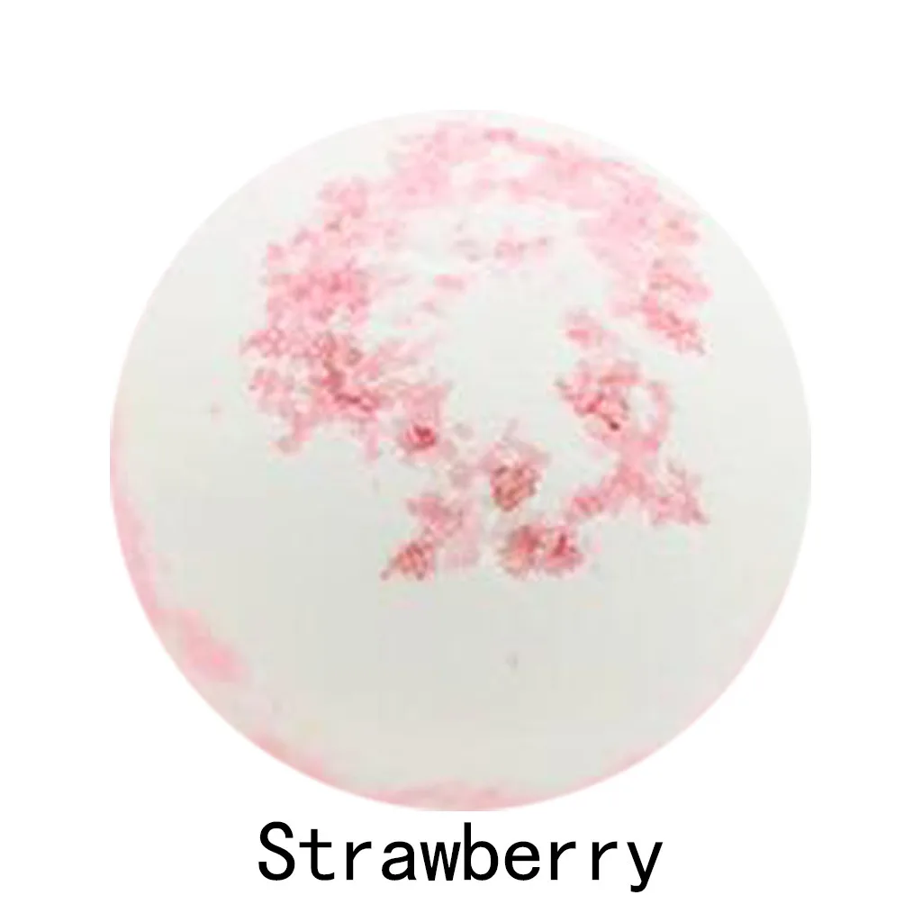 Strawberry ISHOWTIENDA купальный бомба взрыв мяч пышная газированные спа увлажняет пена для ванны 2 шт./пакет горячая распродажа - Цвет: Strawberry