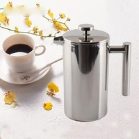 304 stainless steel high quality french presses portable with filter coffee pot manual type frech press pot tea pot