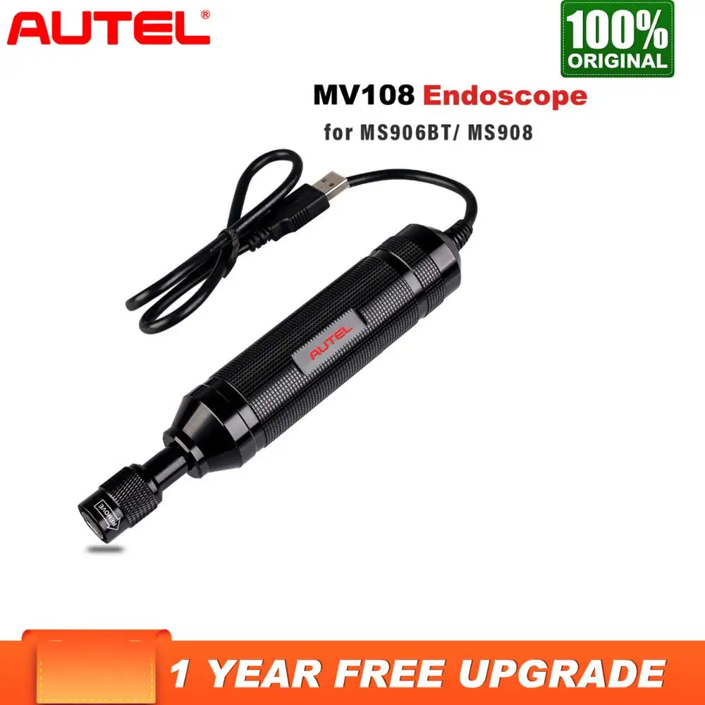 Autel MaxiVideo MV108 HD цифровой 8,5 мм инспекции Камера для MaxiSys Pro и ПК поддерживает видео контроль E изображения головы