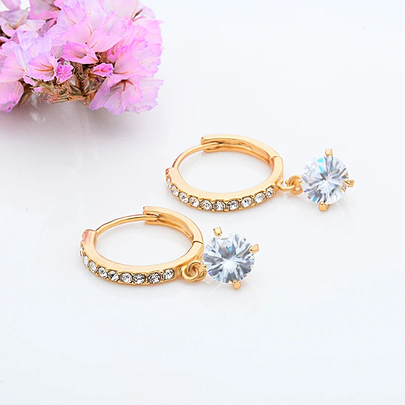 Оптовая продажа 1 пара классических женских колец H:HYDE 3 цвета|hoop earrings|wholesale hoop