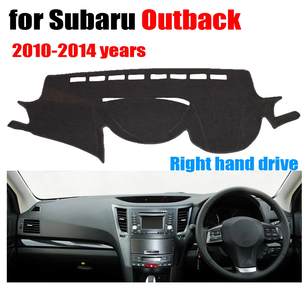 Чехлы для приборной панели автомобиля Subaru Outback 2010-2014 лет с правым приводом dashmat pad