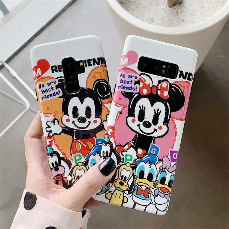 Чехол для телефона Ourpho с мультяшным Дональдом samsung S10 S8 S9 Plus мягкий чехол милым
