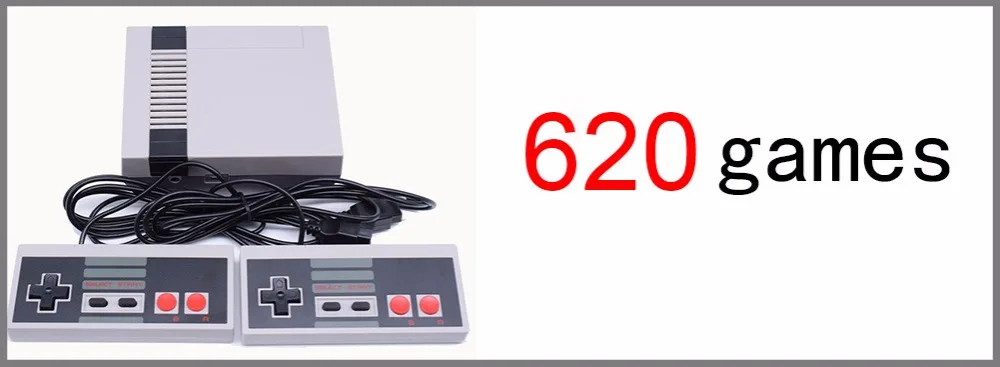 Мини-ТВ портативная игровая консоль для Nes игр с 500 различными встроенными играми