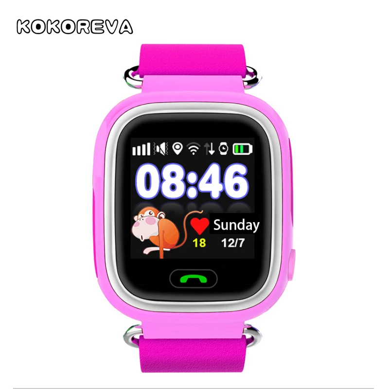 GPS смарт часы детские с Wifi сенсорный экран SOS вызова Расположение DeviceTracker для Kid Safe