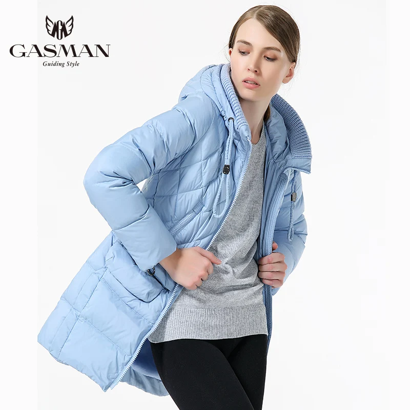 2019 открытое теплое пальто Средней Длинны Модный зимний Женский Пуховик с