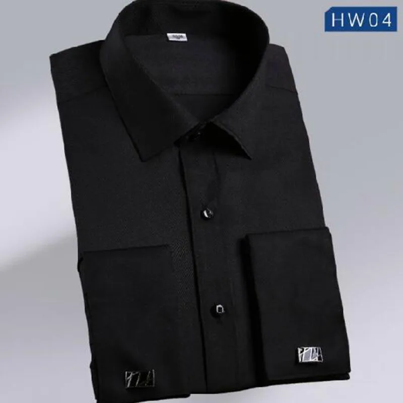 Franch стиль мужской длинный рукав отложной Camisa мужская классическая рубашка