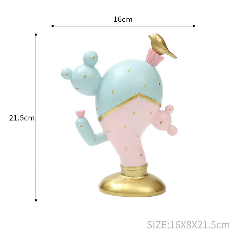 Ящик для хранения ювелирных изделий кактусы смолы Искусство и ремесла