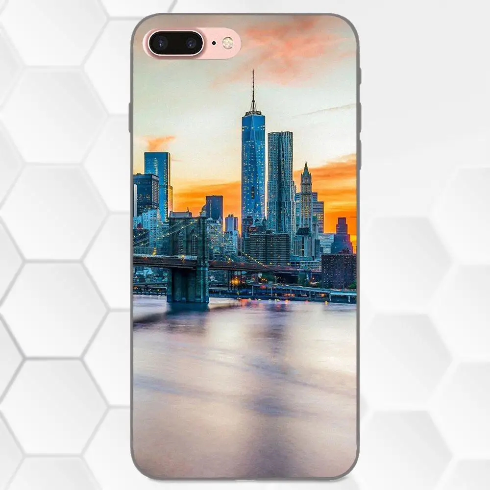 Для Xiaomi Redmi Note 2 3 4 4A 4X 5 5A 6 6A Plus Pro S2 Y2 мягкий хипстерский чехол New York City View Sky Landscape |