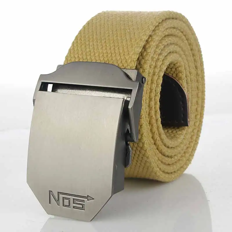 Fashion casual canvas belt Alloy Automatic buckle military men Army tactical belts for Men good quality male long strap | Аксессуары для