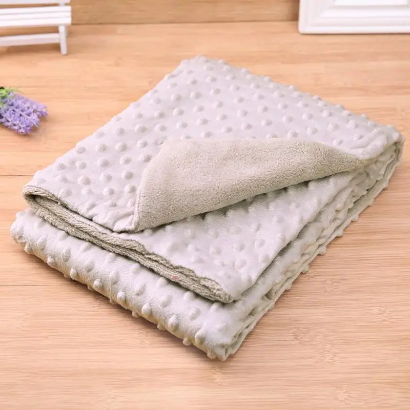 JOCESTYLE 100*70cm Newborn Baby 100% Cotton Blanket Kids Warm Fleece Stroller Cover Quilt Swaddling Bedding | Мать и ребенок