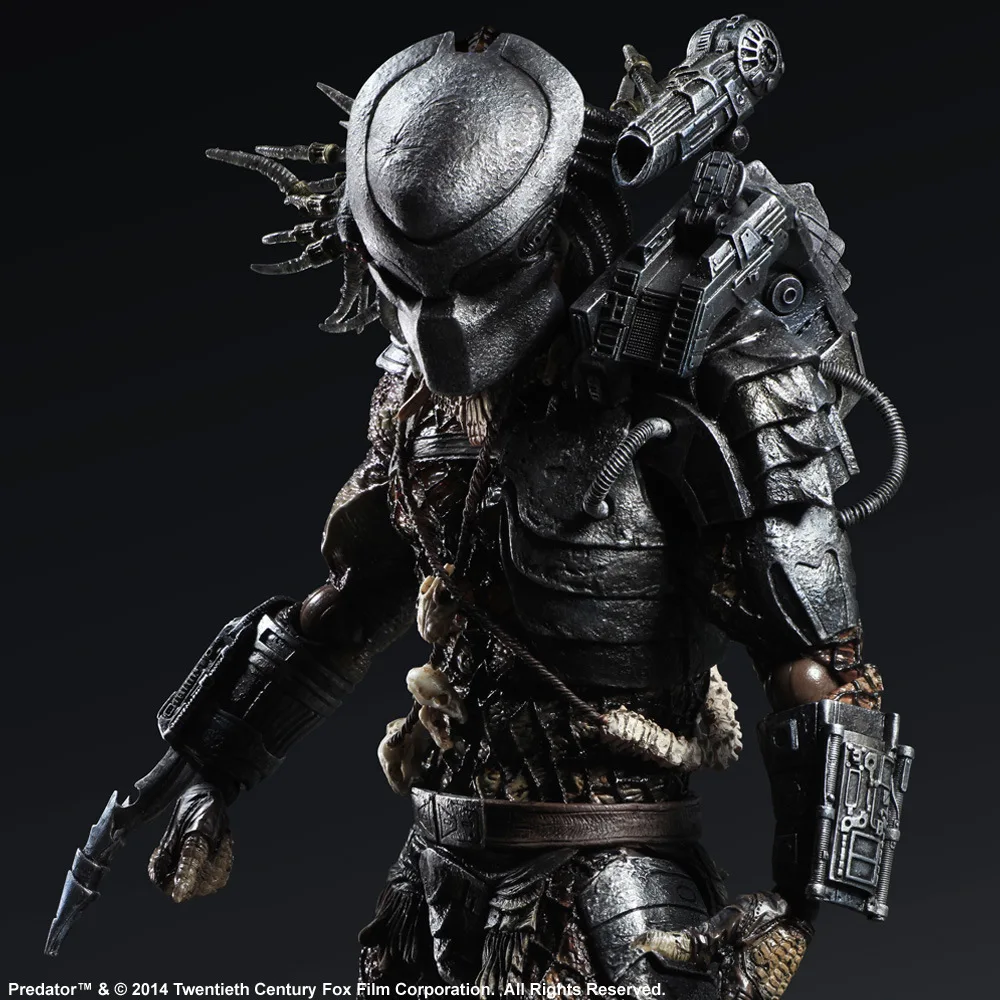 28 см jaged warrior 2-го поколения Хищник p1 играть фигурка ПВХ игрушки коллекция аниме мультфильм модель игрушки коллекционные