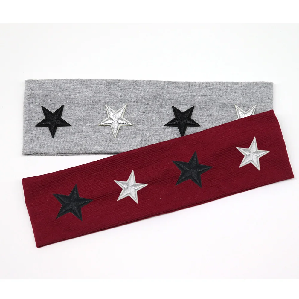 Summer Kids New Star Headband Baby Girls Boys DIY Stars Headbands for Fashion Cotton Flat Head Band Hair Accessories |