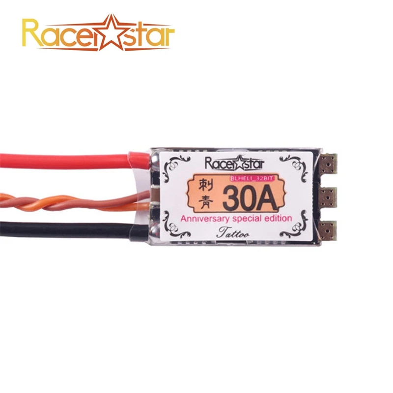 Специальное издание Racerstar Tattoo 30A BLheli_32 STM32F051 DShot1200 ESC для RC квадрокоптера мультироторный двигатель Рама Запчасти