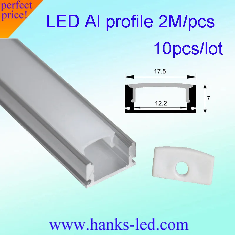 10 шт. алюминиевые светодиодные профили длиной 2 м | Лампы и освещение