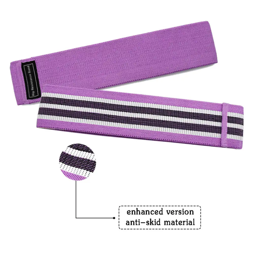 

FDBRO 2019 New Hot Yoga Fitness Squat Resistance Band Boo Circle Hip Band Hip Circle Elastic Latex Silk Slip Resistance Belt Set
