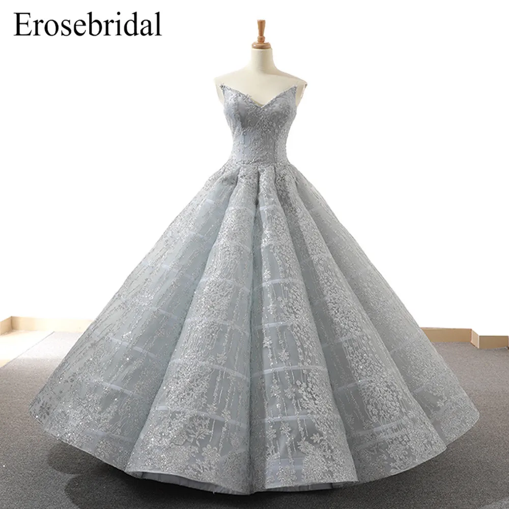 Erosebridal Роскошные бальные платья для выпускного вечера 2019 дизайн кружева