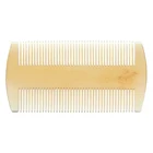 Расческа из натурального овечьего рога HQ, Антистатическая, против перхоти, два ряда, плотные зубы, оздоровительный массаж, детская расческа, карманная расческа