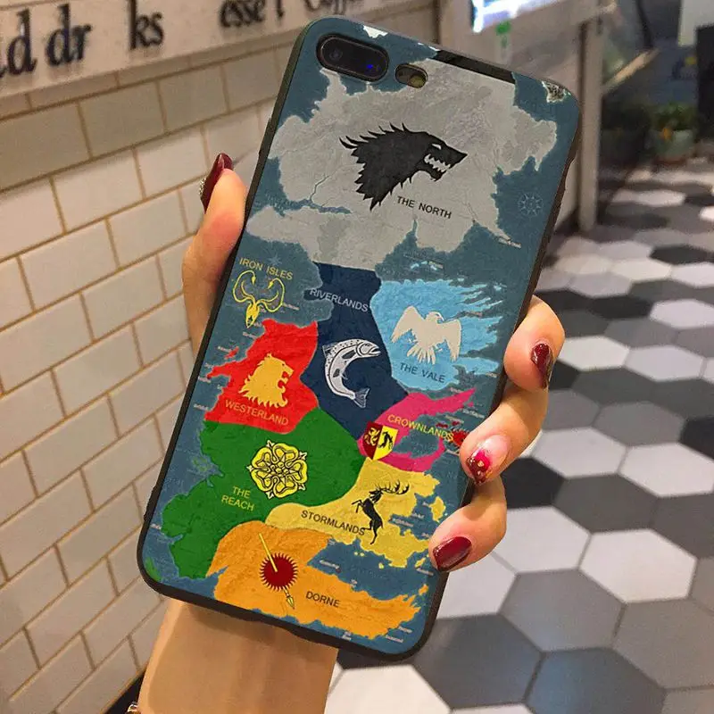 Чехол MaiYaCa для iphone 8plus игры престолов Мягкий силиконовый чехол 8 7plus 6s Plus 6 6plus 5s XS XR