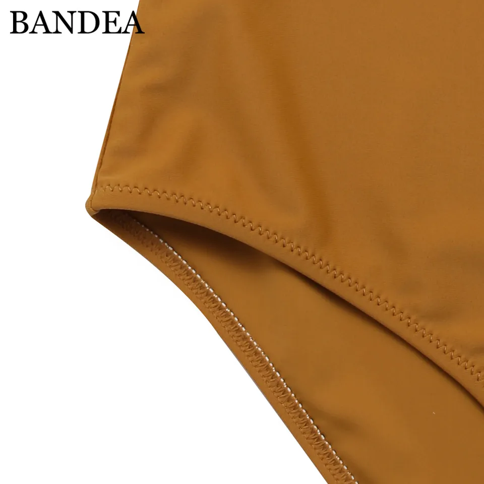 BANDEA one piece swimsuit sexy swimwear women 2017 monokini bandage bodysuit summer swmming suits beach bathing | Спорт и