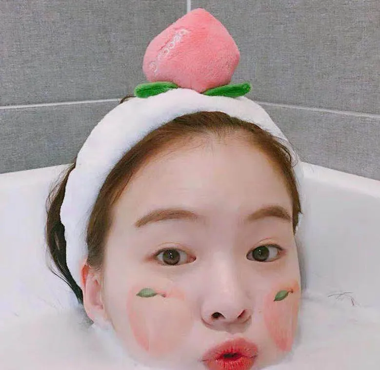 Женские повязки на голову из кораллового флиса персикового цвета для девушек