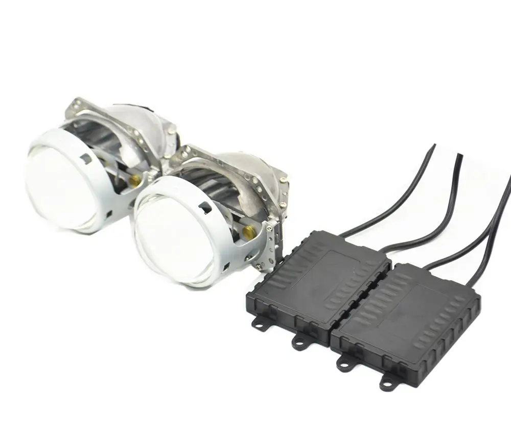 Bi LED Projector Headlights Lens 3.0 inch hella5 light High and Low Beam Auto Headlamp Light Retrofit car headlight all in one |