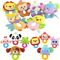 newborn baby rattle soft plush toys bibi squeaker inside infant calm brinquedos bed bells trolley crib hanging hand rattle toy