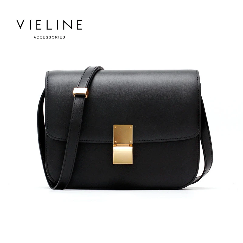 2019 new women genuine leather shoulder bag real crossbody Flap free shipping | Багаж и сумки